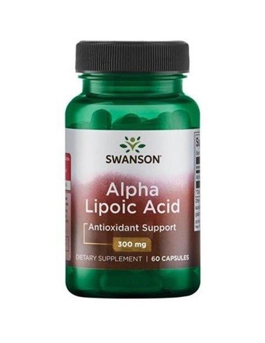 El Ácido alfa-lipoico 300 mg, 60 cápsulas