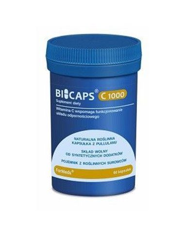 Vitamina C Bicaps 1000 mg, 60 cápsulas