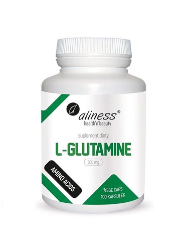 L-glutamina 500 mg, 100 cápsulas