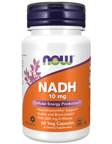 NADH 10 mg, 60 cápsulas