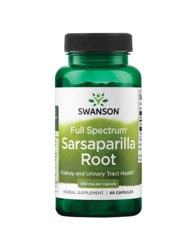 Smilax glabra (Sarsaparilla), 450 mg, 60 cápsulas