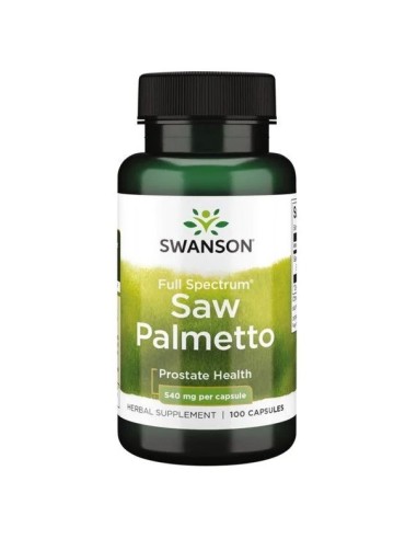 Saw palmetto 540 mg, 100 cápsulas