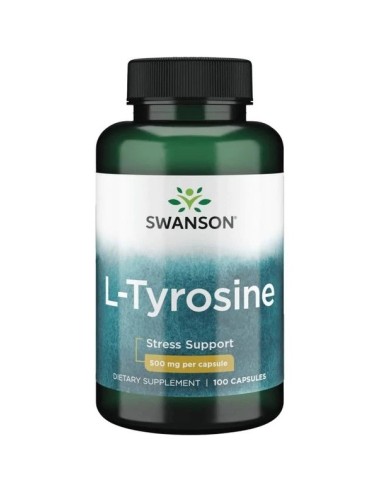 L-tirosina 500 mg, 100 cápsulas
