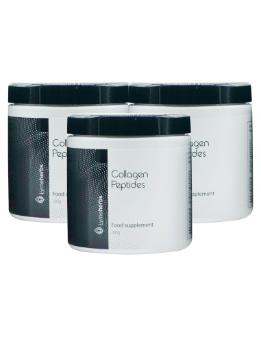Paquete 3 piezas Colágeno - Petidos de colágeno hidrolizado Lymeherbs (300g)